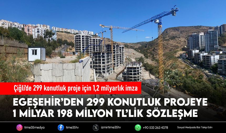 Çiğli’de 299 konutluk proje için 1,2 milyarlık imza