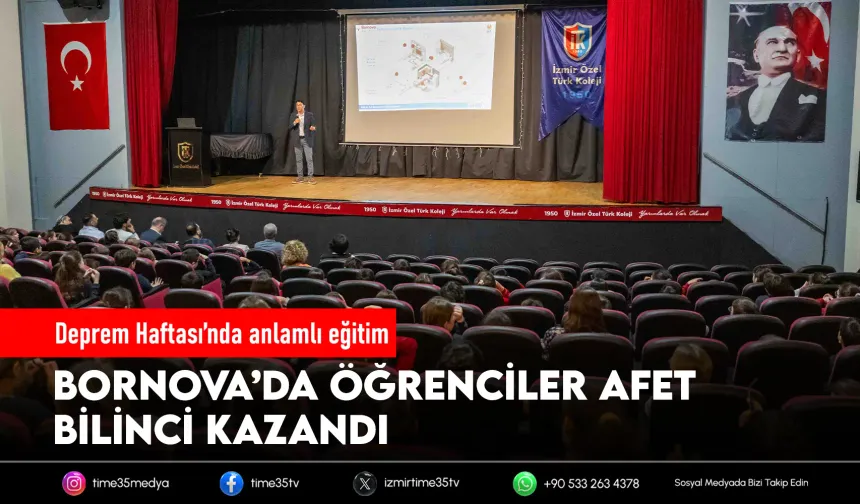 Bornova’da deprem bilinci seferberliği