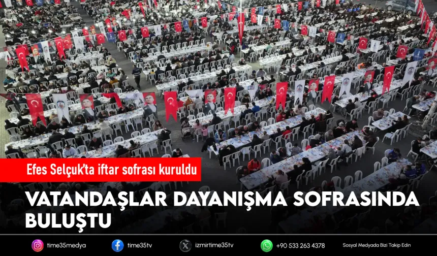 Efes Selçuk’ta Ramazan’ın bereketi paylaşıldı
