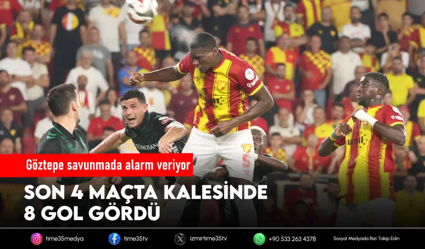 Göztepe'nin savunması alarm verdi