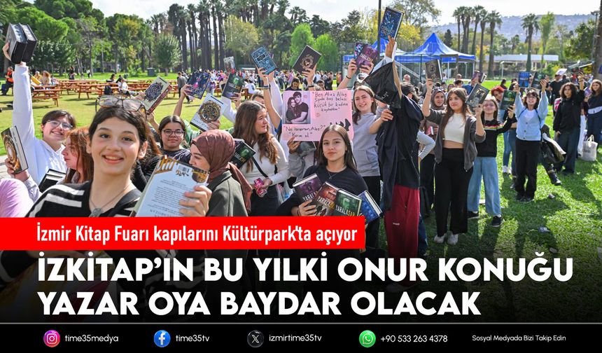İzmir Kitap Fuarı kapılarını Kültürpark'ta açıyor