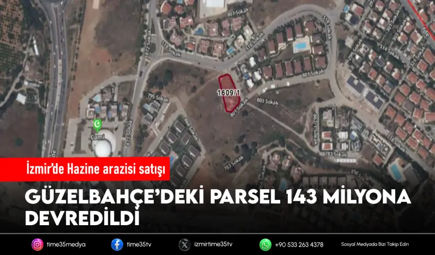 Güzelbahçe’deki hazine arazisinin satışına onay