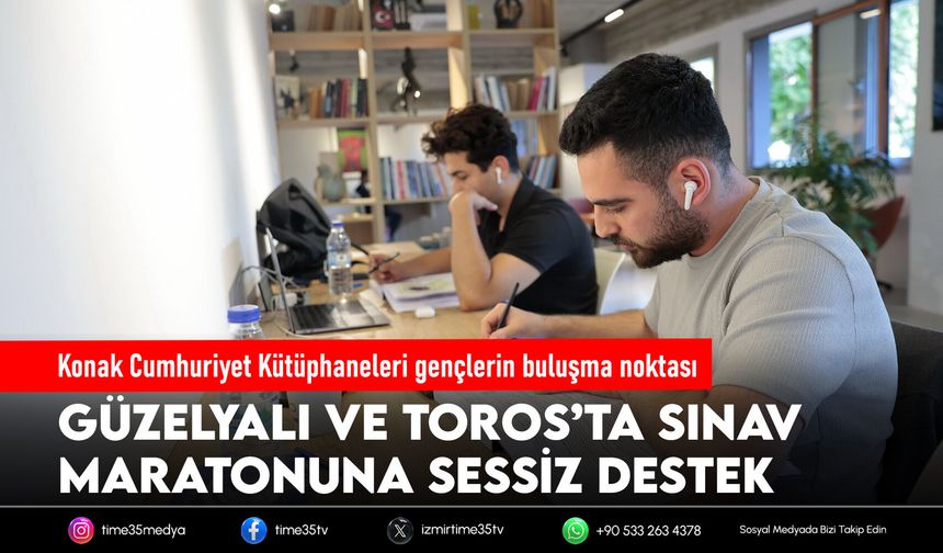 Konak Cumhuriyet Kütüphaneleri gençlerin buluşma noktası