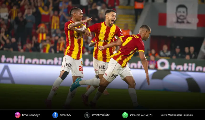 Göztepe'den Başakşehir'e büyük üstünlük