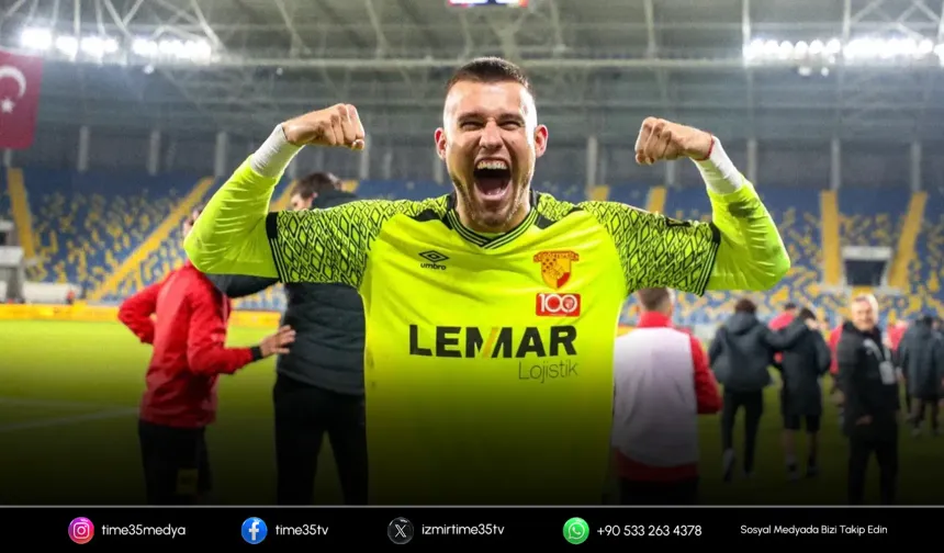 Göztepe'de kaleci Lis ilki yaşadı