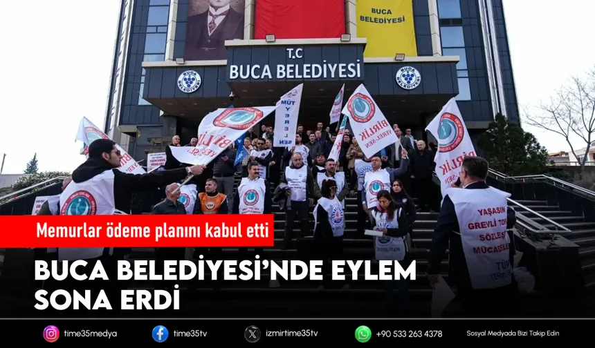 Buca’da memurların eylemi sona erdi