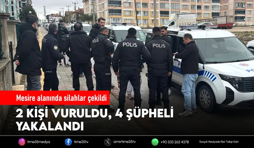 Mesire alanında silahlı kavga: 2 yaralı