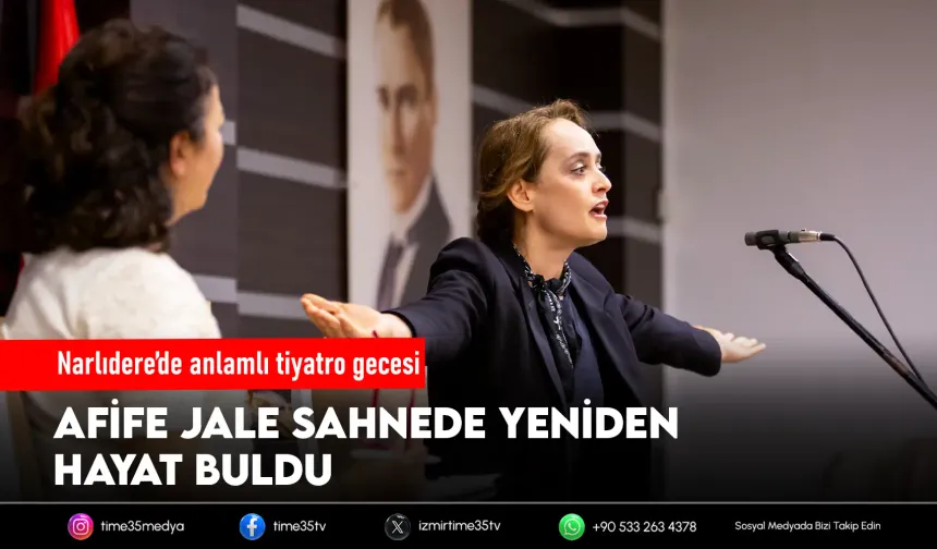 Narlıdere’de Afife Jale’ye anlamlı anma