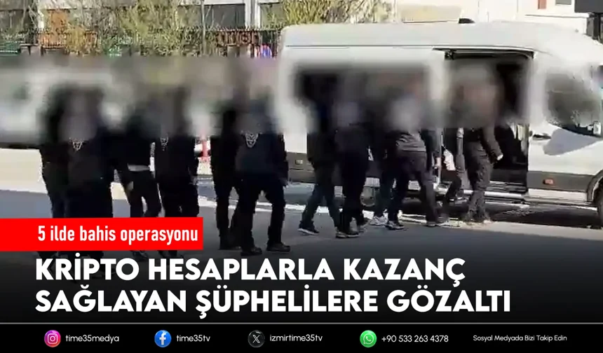 Yasa dışı bahis operasyonu: 5 tutuklama