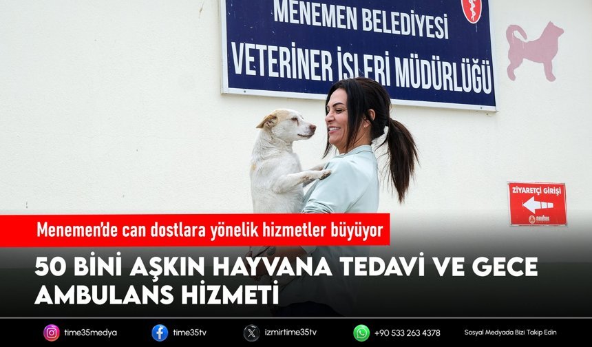 Menemen’de can dostlara yönelik hizmetler büyüyor