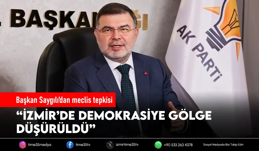 Başkan Saygılı’dan Tugay’a tepki: “Eleştiriden kaçıyorsunuz!”