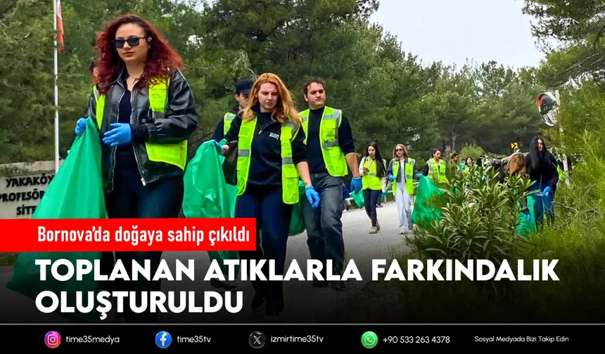 Bornova’da anlamlı temizlik hareketi