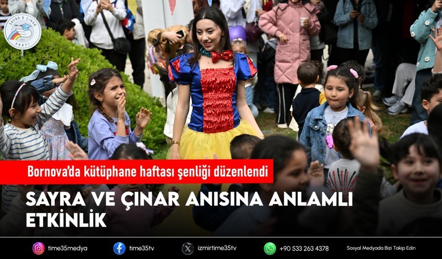 Bornova’da kütüphane haftası şenliği düzenlendi