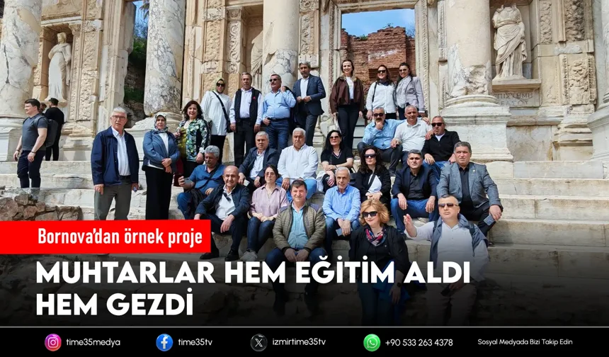 Bornova Muhtarlar Akademisi’nden anlamlı final