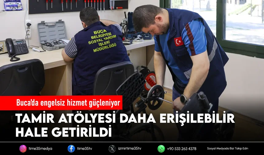 Buca’da engelsiz ulaşım hizmeti yenilendi
