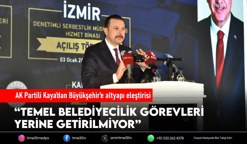 AK Partili Kaya’dan Büyükşehir’e altyapı eleştirisi