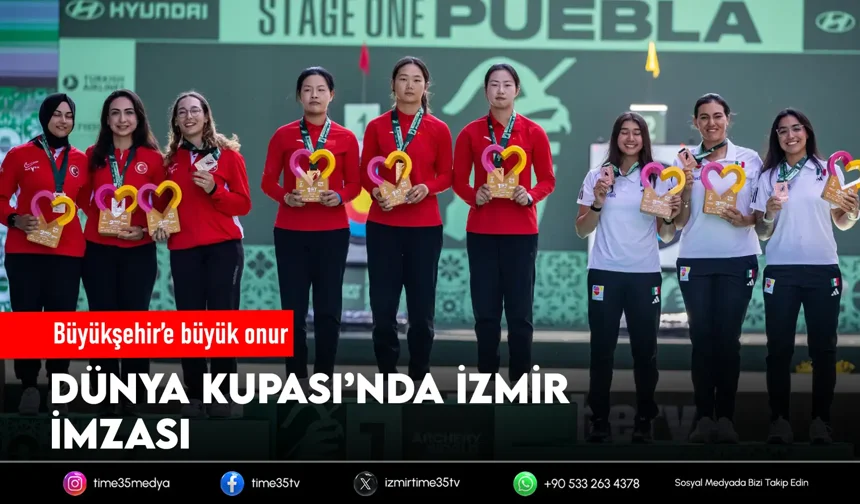 İzmirli sporcu Dünya Kupası’nda kürsüde