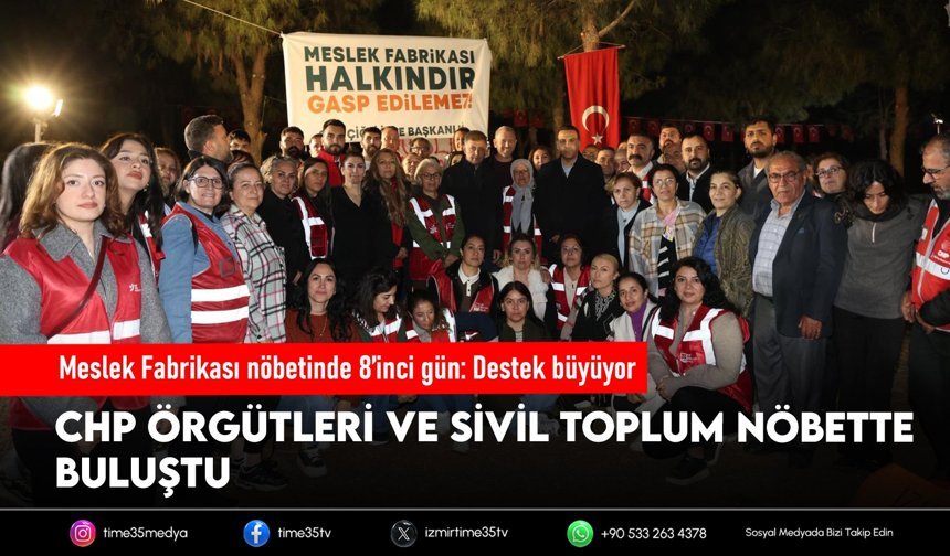 Meslek Fabrikası nöbetinde 8’inci gün: Destek büyüyor