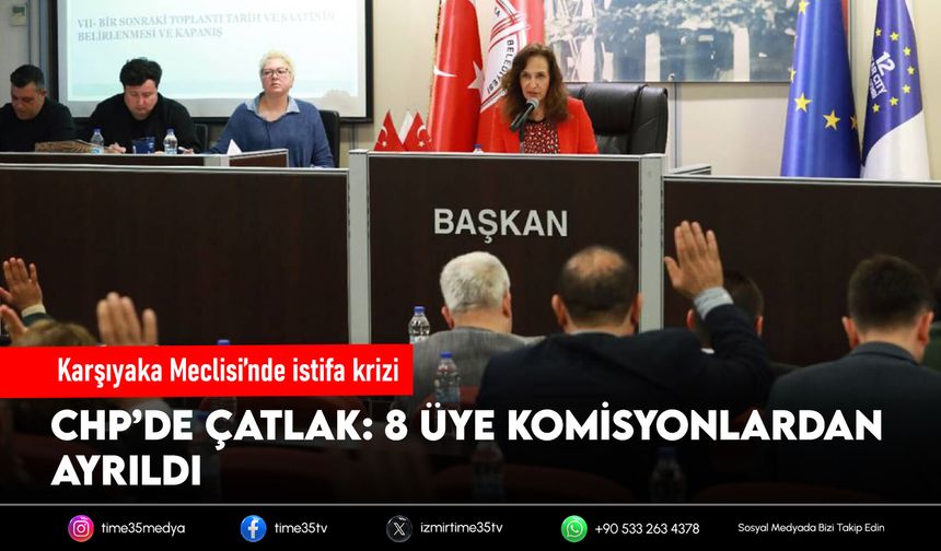 Karşıyaka Belediye Meclisi’nde istifa krizi