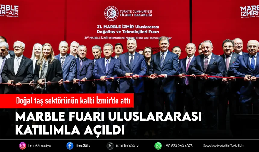 Doğal taşın kalbi İzmir’de atıyor