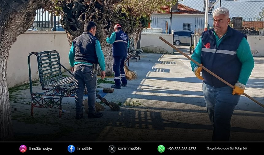 Efeler ’in yeşil ekiplerinden Kocagür Mahallesi’nde kapsamlı çalışma
