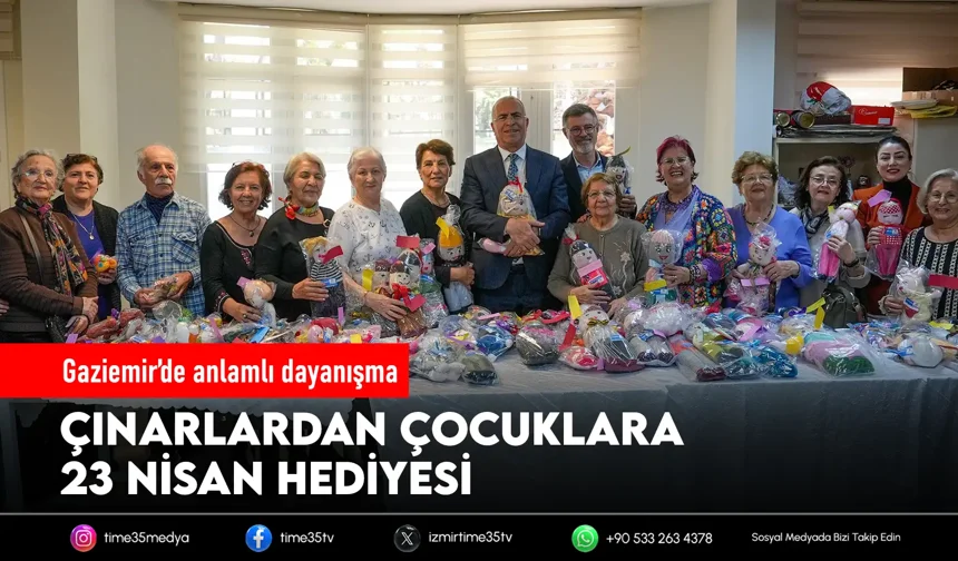 Ata Evi üyelerinden çocuklara 23 Nisan hediyesi