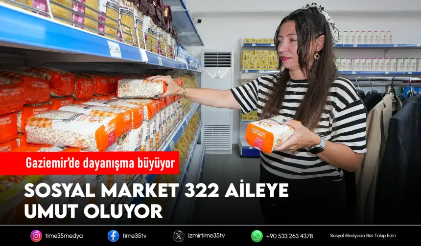 Gaziemir Belediyesi’nden 322 aileye dayanışma eli