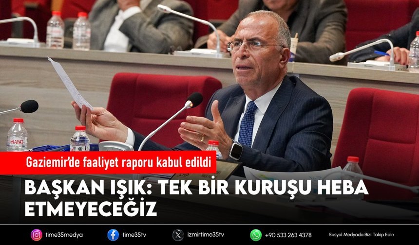 Gaziemir’de faaliyet raporu kabul edildi
