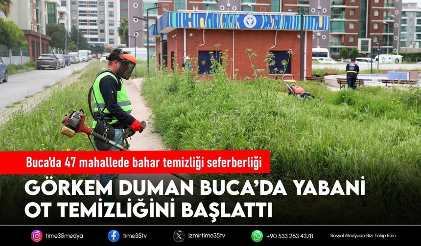 Buca’da 47 mahallede bahar temizliği seferberliği