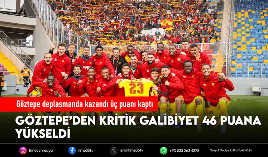 Göztepe deplasmanda kazandı üç puanı kaptı