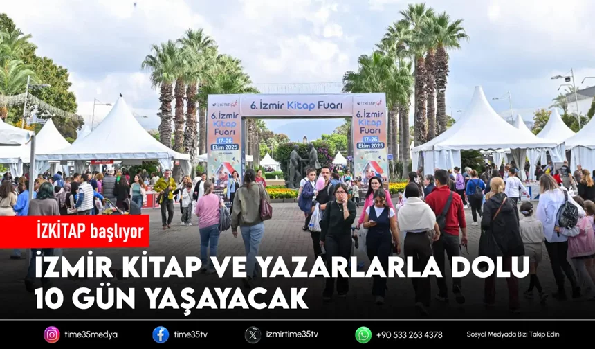 Kültürpark’ta büyük buluşma: İZKİTAP başlıyor