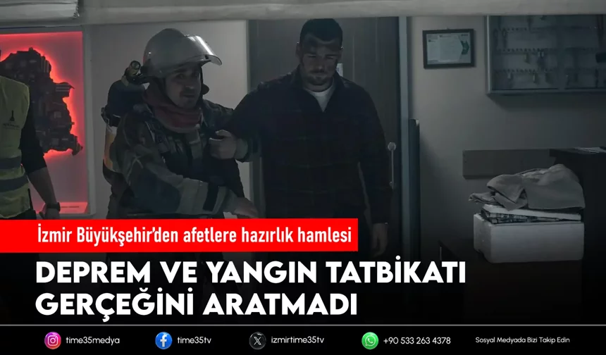 Büyükşehir’den kapsamlı afet tatbikatı