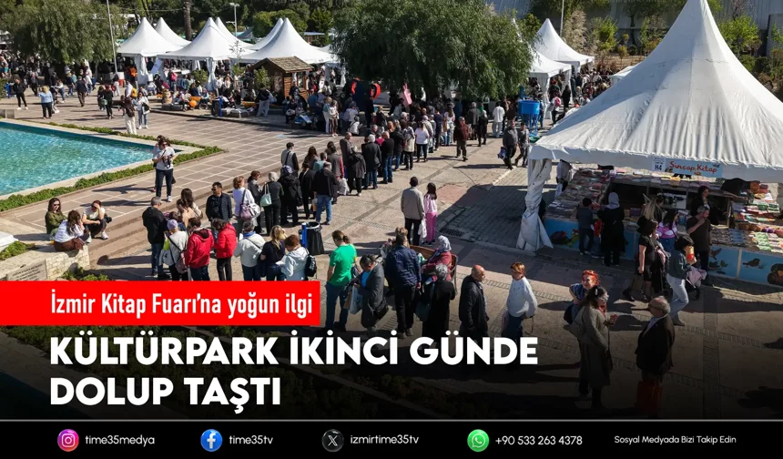 İZKİTAP’a yoğun ilgi: Kültürpark doldu taştı