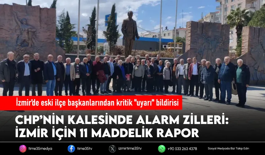 CHP’de eski ilçe başkanlarından dikkat çeken bildiri