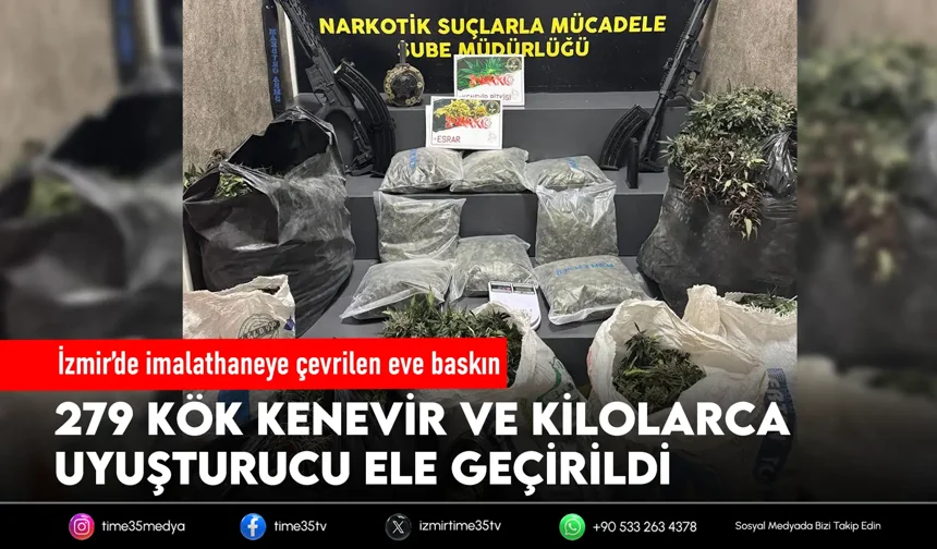 Uyuşturucu imal edilen eve operasyon: 2 tutuklama