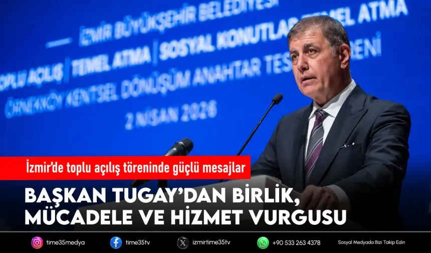 Tugay’dan sert mesaj: “İzmir’in gururunu zedeletmeyiz”