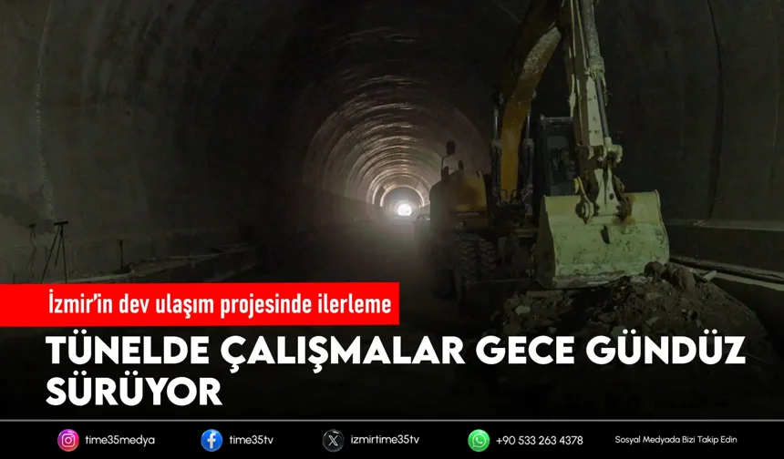 Onat Tüneli’nde çalışmalar sürüyor