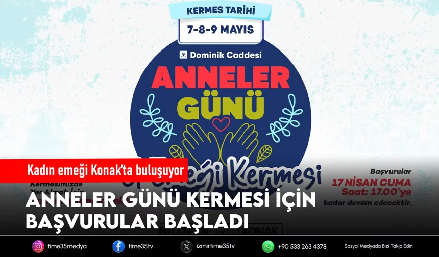 Konak’ta Anneler Günü hediyeleri kermesten