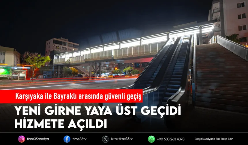 Yeni Girne Yaya Üst Geçidi hizmete açıldı