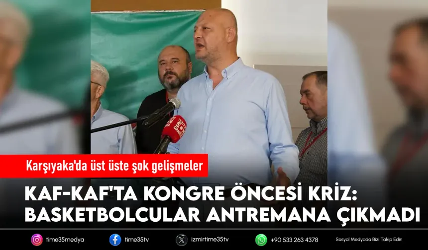 Karşıyaka'da kongre ve ödeme krizi