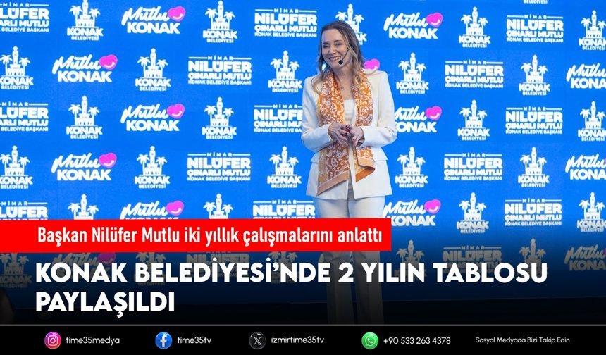 Başkan Nilüfer Mutlu iki yıllık çalışmalarını anlattı