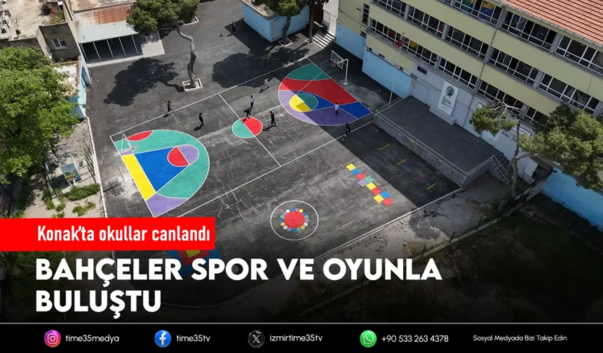 Konak Belediyesi’nden okullara renkli dokunuş
