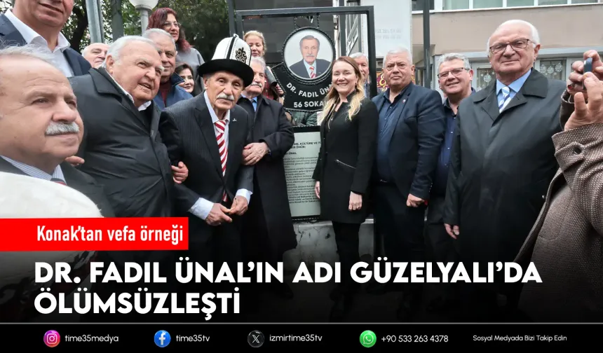 Konak’ta anlamlı vefa: Fadıl Ünal’ın ismi yaşatılacak