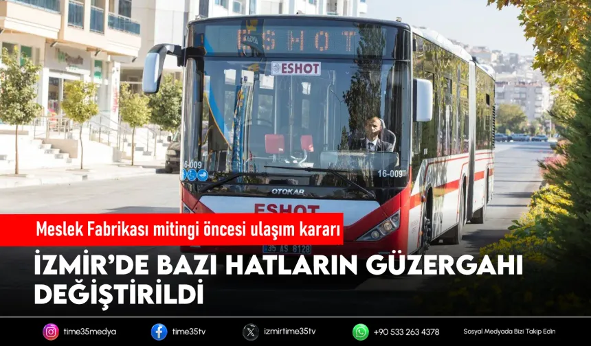 Meslek Fabrikası mitingi öncesi ulaşım düzenlemesi