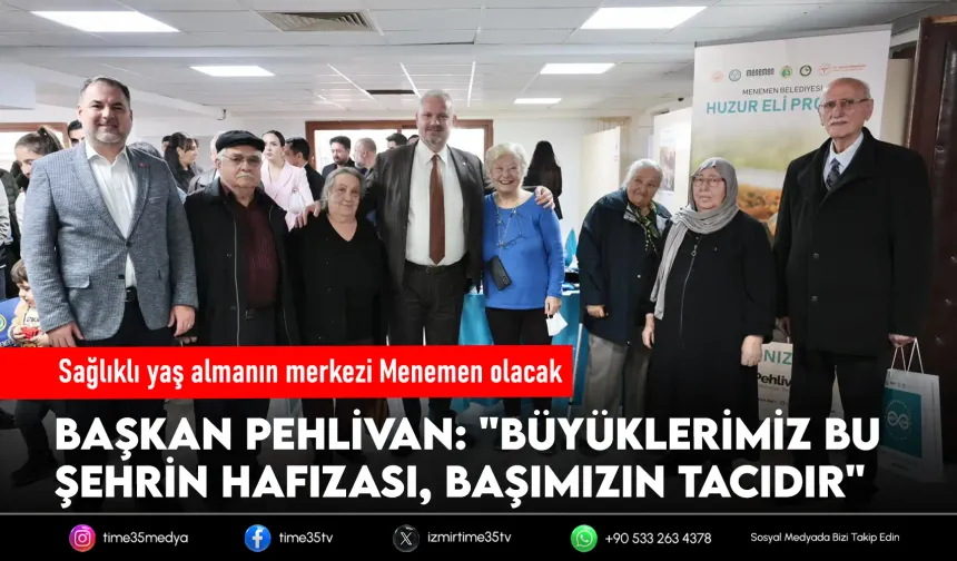 Sağlıklı yaş almanın merkezi Menemen olacak