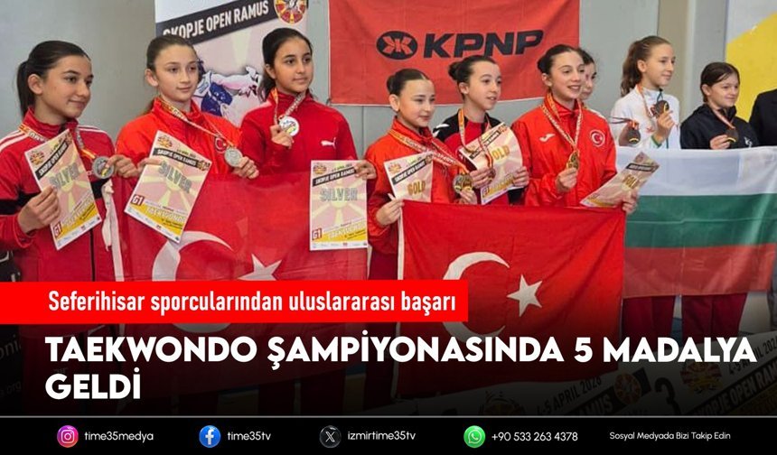 Seferihisar sporcularından uluslararası başarı