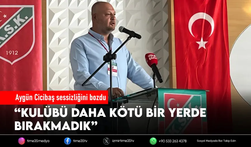 Aygün Cicibaş: “Görev almak isteyen gelsin”