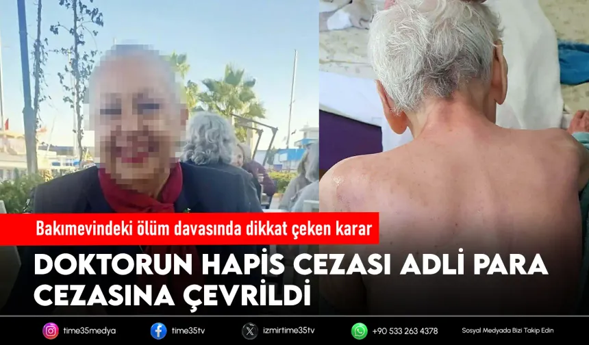 Huzurevinde ölüme 6 taksitli 21 bin lira ceza