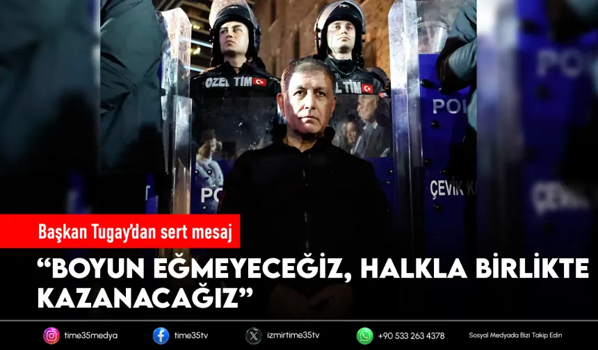 Cemil Tugay’dan sert açıklama: “Boyun eğmeyeceğiz”