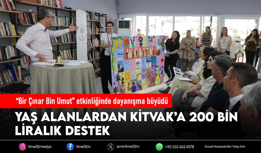 “Bir Çınar Bin Umut” etkinliğinde dayanışma büyüdü